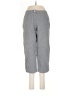 Emma James Chevron-herringbone Gray Casual Pants Size 8 - photo 1