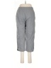 Emma James Chevron-herringbone Gray Casual Pants Size 8 - photo 2