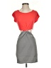 Derek Heart Stripes Orange Casual Dress Size S - photo 1