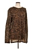 Divided by H&M Animal Print Brown Pullover Sweater Size L - photo 1