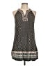 THML 100% Rayon Aztec Or Tribal Print Black Casual Dress Size L - photo 1