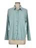 32 Degrees Solid Teal Long Sleeve Button-Down Shirt Size M - photo 1