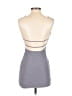 Glare Metallic Gray Purple Cocktail Dress One size - photo 2
