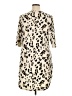 Tickled Teal Animal Print Tan Casual Dress Size XL - photo 2