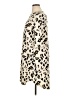 Tickled Teal Animal Print Tan Casual Dress Size XL - photo 5
