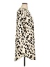 Tickled Teal Animal Print Tan Casual Dress Size XL - photo 4