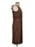 Unbranded Solid Brown Cocktail Dress Size XS (estimated) - photo 4