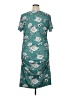 Nine Britton Print Teal Casual Dress Size 1X - photo 2