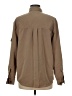 Joanna 100% Polyester Solid Tan Long Sleeve Blouse Size M - photo 2