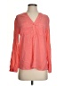 Gap Outlet Orange Long Sleeve Blouse Size S - photo 1