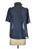Everleigh 100% Polyester Blue Short Sleeve Blouse Size XS - photo 2