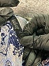 Bebop 100% Polyester Paisley Blue Casual Dress Size XL - photo 7