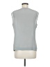 Talbots 100% Silk Gray Blouse Size 8 - photo 2