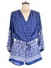Fraiche Paisley Blue Romper Size S - photo 1