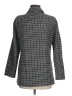 Shein 100% Polyester Houndstooth Gray Coat Size M - photo 2