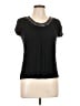 U-Knit Black Short Sleeve Top Size L (petite) - photo 1