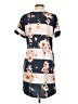 TwentyTen Print Gray Blue Casual Dress Size S - photo 2