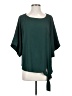 Fab'rik 100% Polyester Teal Short Sleeve Blouse Size S - photo 1
