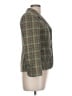 Express 100% Wool Tweed Green Wool Blazer Size 10 - photo 4