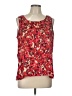 AK Anne Klein 100% Polyester Red Sleeveless Blouse Size L - photo 1