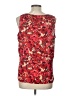 AK Anne Klein 100% Polyester Red Sleeveless Blouse Size L - photo 2