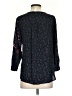 Ecru 100% Rayon Black Blue 3/4 Sleeve Blouse Size S (estimated) - photo 2