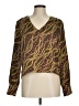 Current Air Brown Long Sleeve Blouse Size M - photo 1
