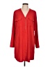 Express 100% Polyester Red Casual Dress Size L - photo 1