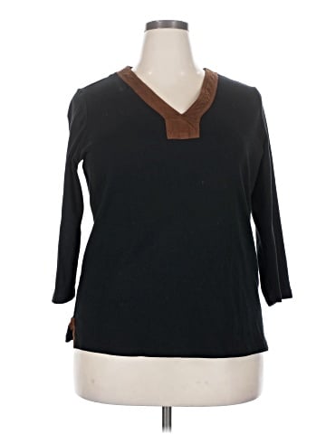 Lauren by Ralph Lauren 3/4 Sleeve Top (view 1)