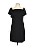 Charles Henry Solid Black Cocktail Dress Size XS - photo 1