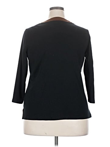 Lauren by Ralph Lauren 3/4 Sleeve Top (view 2)