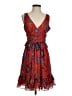 Rebecca Minkoff 100% Polyester Paisley Red Cocktail Dress Size 00 - photo 1
