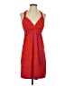 Hale Bob 100% Polyester Floral Red Cocktail Dress Size S - photo 1