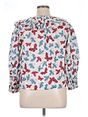 The Great. 3/4 Sleeve Blouse (view 2)