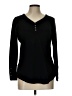 Chaser Black Long Sleeve Henley Size L - photo 1