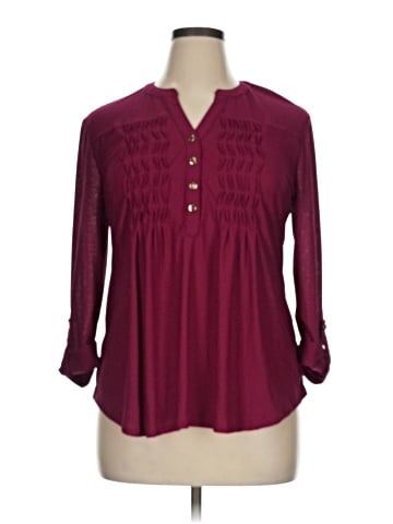 New Directions 3/4 Sleeve Blouse (view 1)