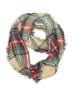Unbranded Plaid Green Red Scarf One size - photo 1