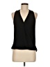 Lily White 100% Polyester Black Tank Top Size M - photo 1