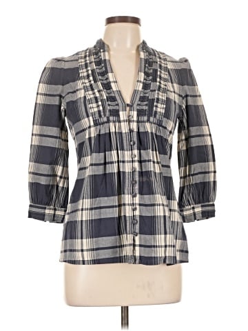 Joie 3/4 Sleeve Button-Down Shirt (view 1)
