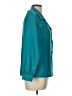 Ann Chabrol 100% Polyester Teal Long Sleeve Blouse Size 12 - photo 4
