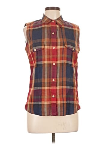 Lauren by Ralph Lauren Sleeveless Button-Down Shirt (view 1)