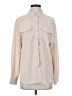 APRICOT 100% Polyester Color Block Ivory Long Sleeve Blouse Size S - photo 1