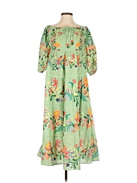 knee length dresses for ladies Farm Rio x Anthropologie Long-Sleeve V-Neck Floral Maxi Dress  Luxy Thrift