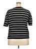 Unbranded 100% Polyester Stripes Black Short Sleeve T-Shirt Size 2X - photo 2