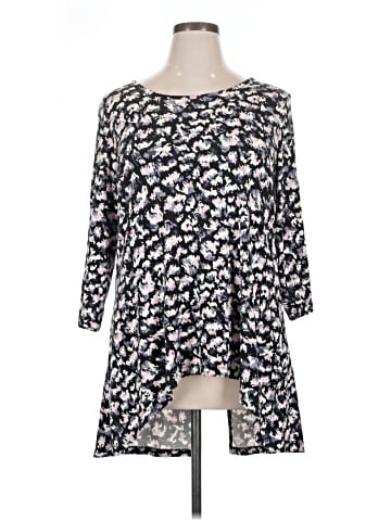 fleur bleue 3/4 Sleeve Blouse (view 1)