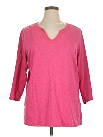 Coldwater Creek 3/4 Sleeve Top (view 1)