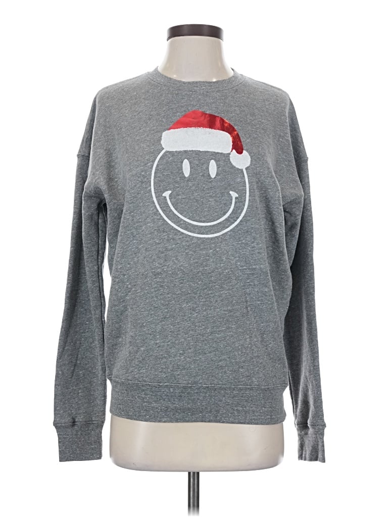Pre-owned Oat Collective Sweatshirt In Gray