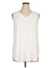 Unbranded Ivory Sleeveless Blouse Size XL - photo 1