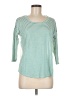 Freebird Teal 3/4 Sleeve Top Size M - photo 1