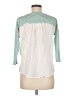 Freebird Teal 3/4 Sleeve Top Size M - photo 2
